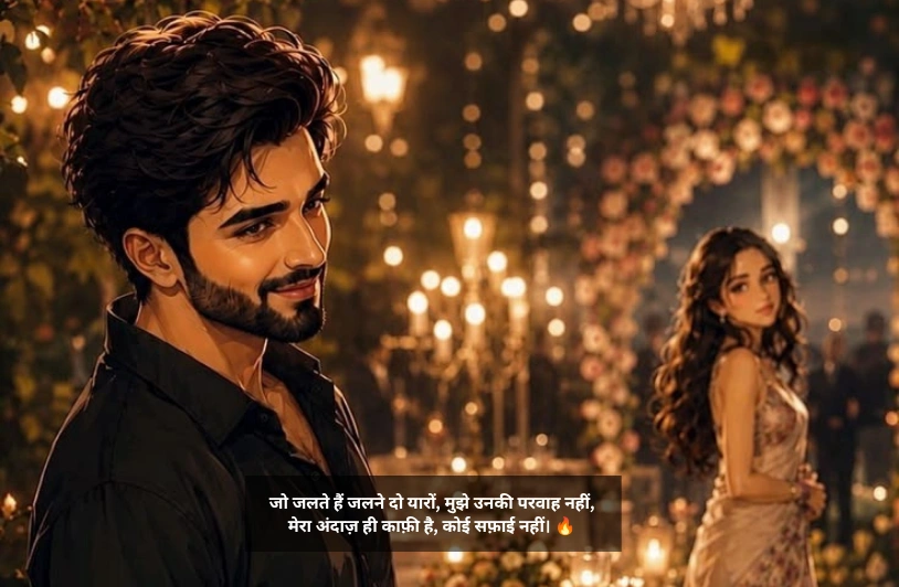 2 Line जलाने Attitude शायरी