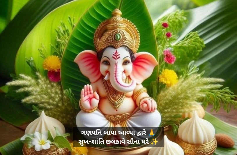 Ganpati Bappa Shayari (Gujarati)