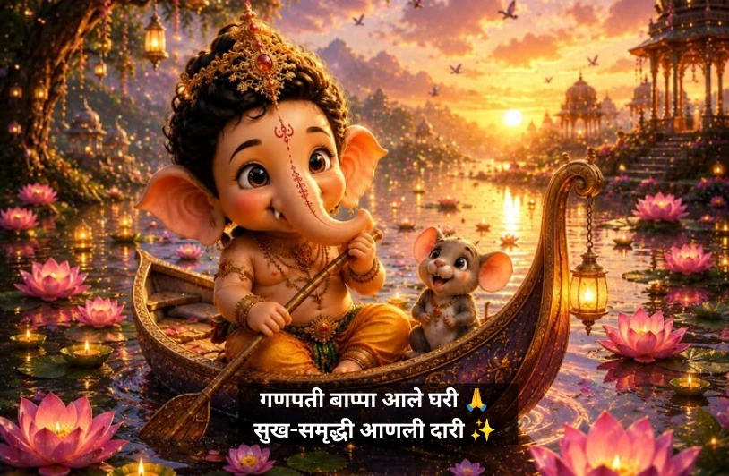 Ganpati Bappa Shayari (Marathi)