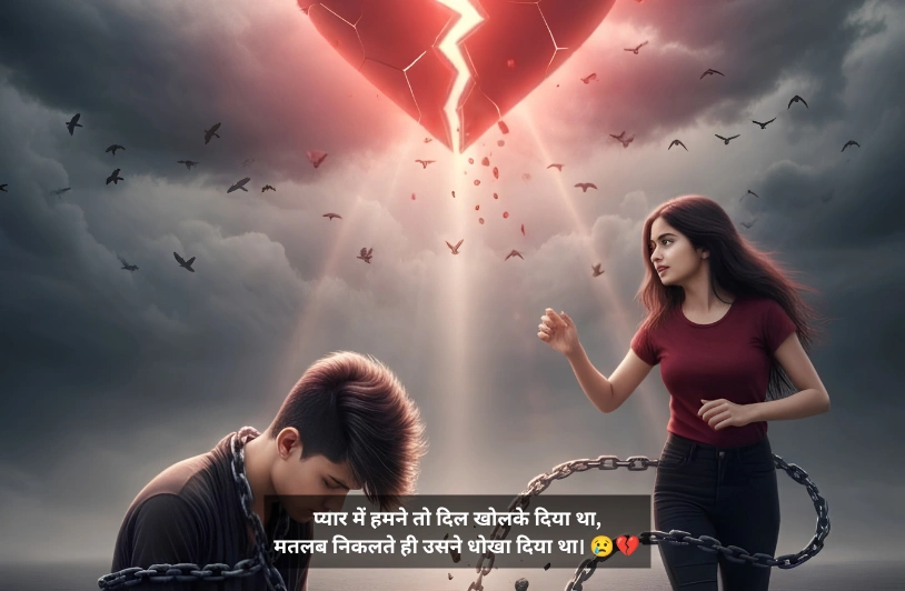 Pyar Me Matlabi Rishte Dhoka Shayari