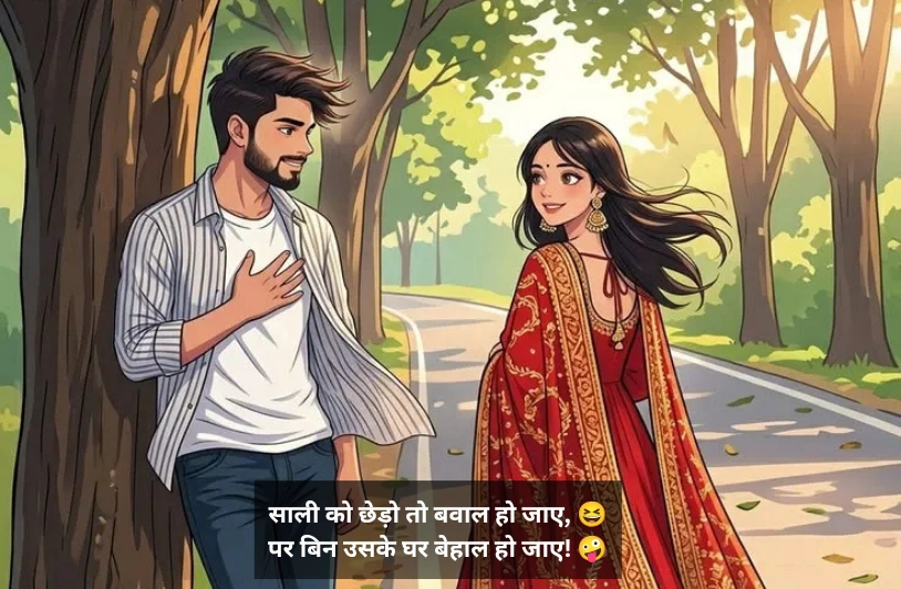 Sali Ke Liye Shayari Funny 2 Line