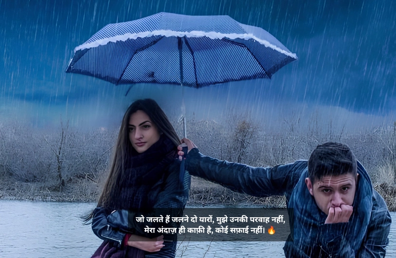 जलाने Attitude शायरी