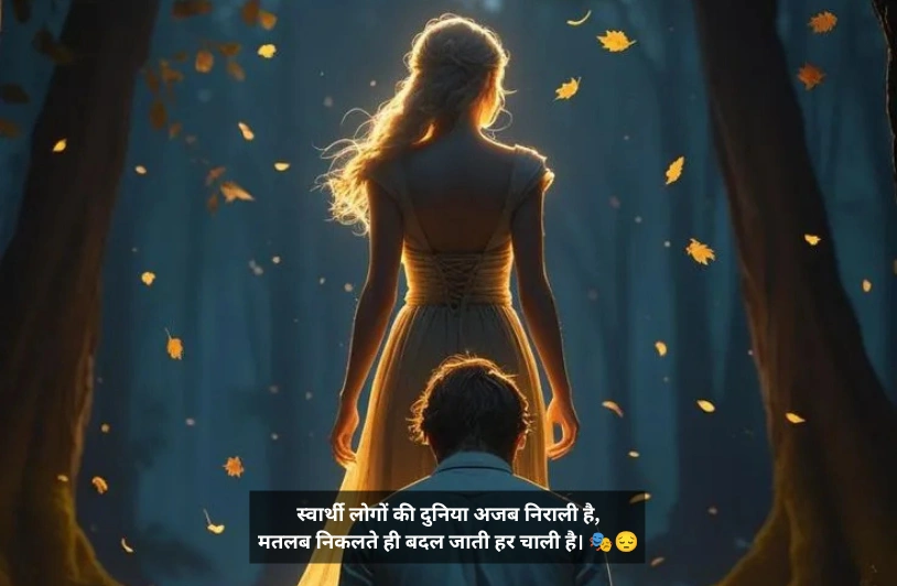 स्वार्थी लोग Matlabi Rishte Dhoka Shayari