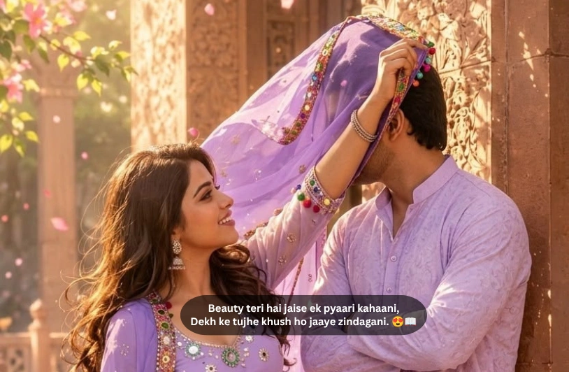 2 Line Shayari On Beauty In English