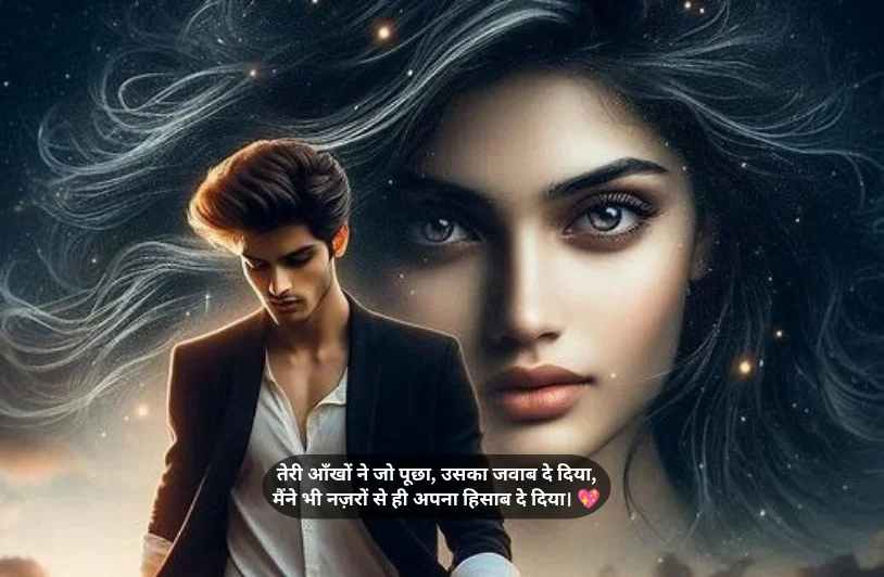आँखों पर शायरी हिंदी में रिप्लाई