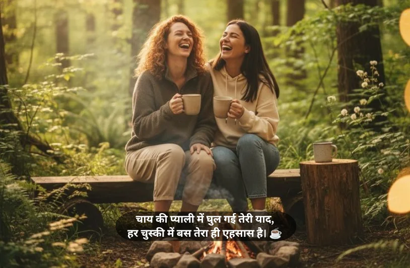 चाय पर शायरी 2 लाइन