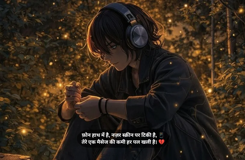 मैसेज का इंतज़ार शायरी