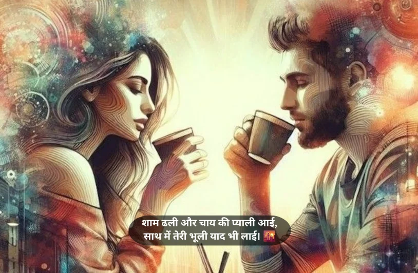 शाम की चाय पर शायरी