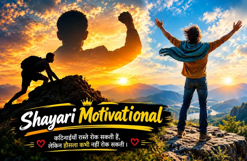 सायरी मोटिवेशन 2026: 150+ Best जुनून, Love, Attitude और Sad शायरी सायरी मोटिवेशन