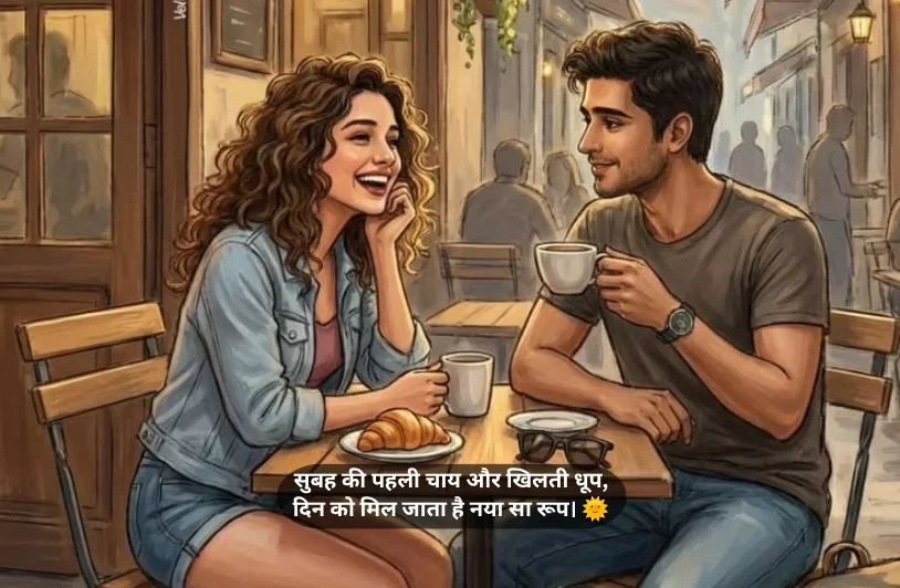 सुबह की चाय पर शायरी